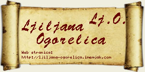 Ljiljana Ogorelica vizit kartica
